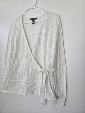 Apostophe White Crochet Cardigan Fairy Cottagecore Lolita Twee Boho Cotton XL